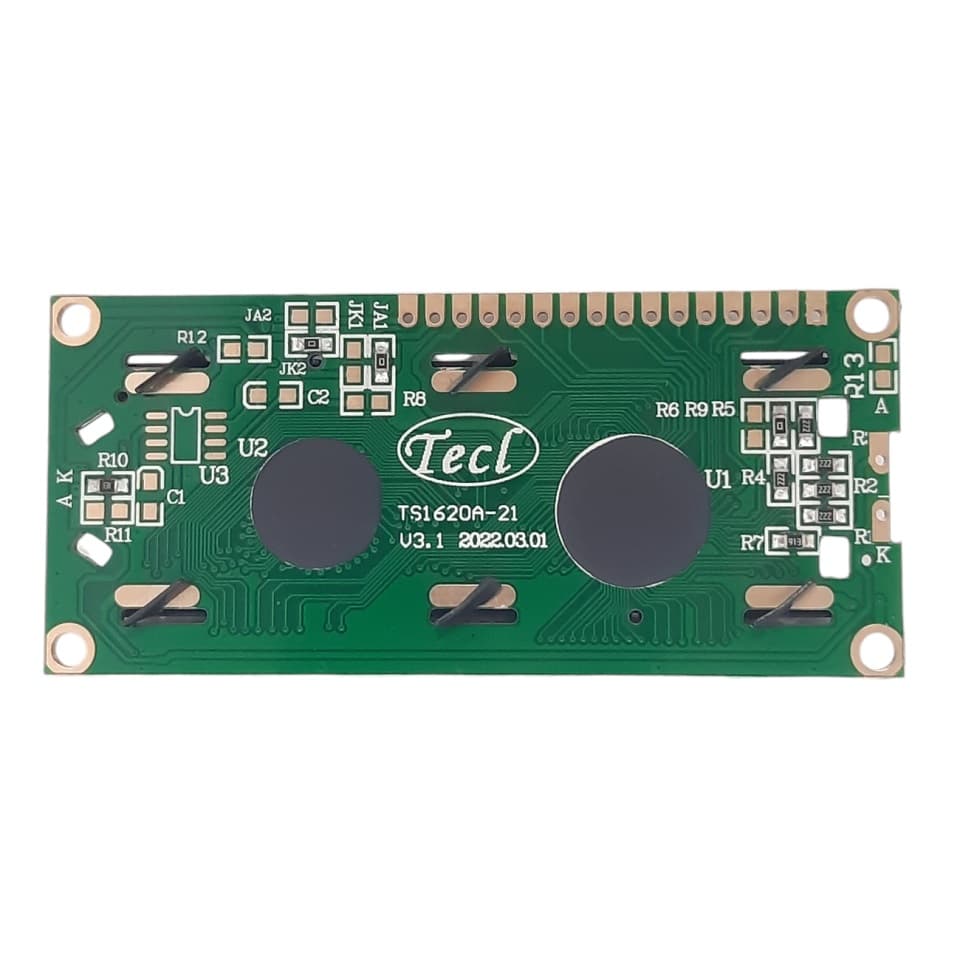 LCD کاراکتری 16*2 بک لایت سبز TECL — تصویر ۲