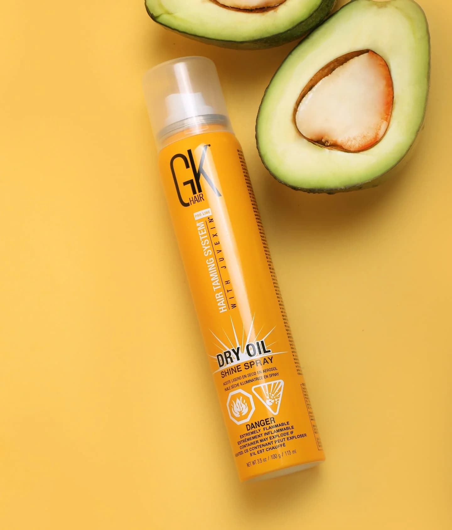 اسپری براق کننده مو جی کی حاوی روغن جوجوبا GK Shine Spray — تصویر ۲