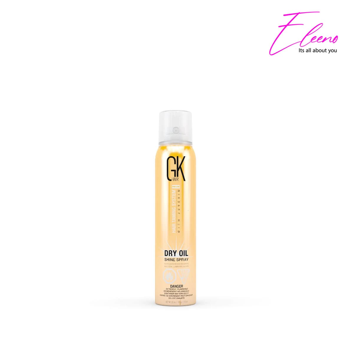 اسپری براق کننده مو جی کی حاوی روغن جوجوبا GK Shine Spray