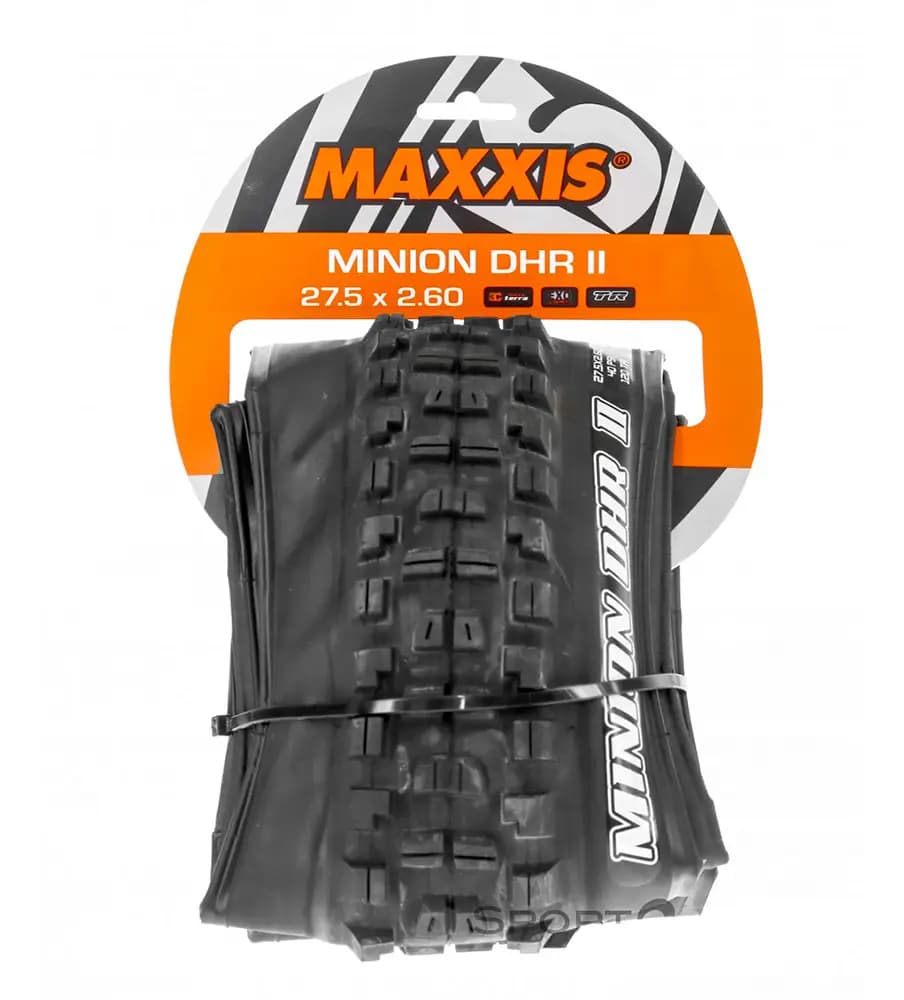 تایر لاستیک Maxxis MINION DHR II 27.5×2.60 40PSI 3C EXO TR تیوبلس دوچرخه — تصویر ۲