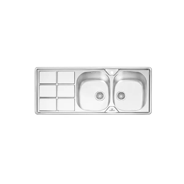 سینک پرنیان استیل Ps 1224 توکار — تصویر ۵