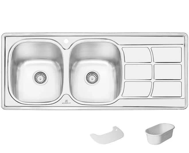 سینک پرنیان استیل Ps 1209 توکار — تصویر ۶