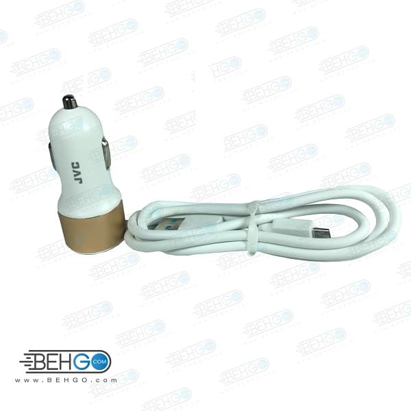 شارژر فندکی به همراه کابل میکرو مدل JVC- J86