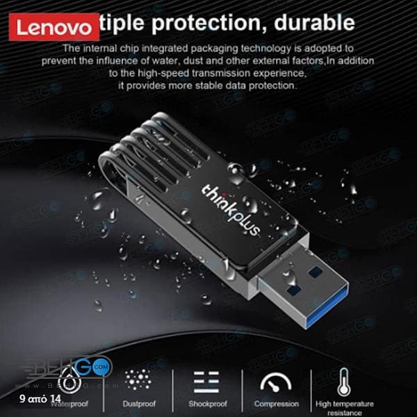 فلش 64 گیگ لنوو Lenovo Thinkplus MU242 USB C 3.0 — تصویر ۴