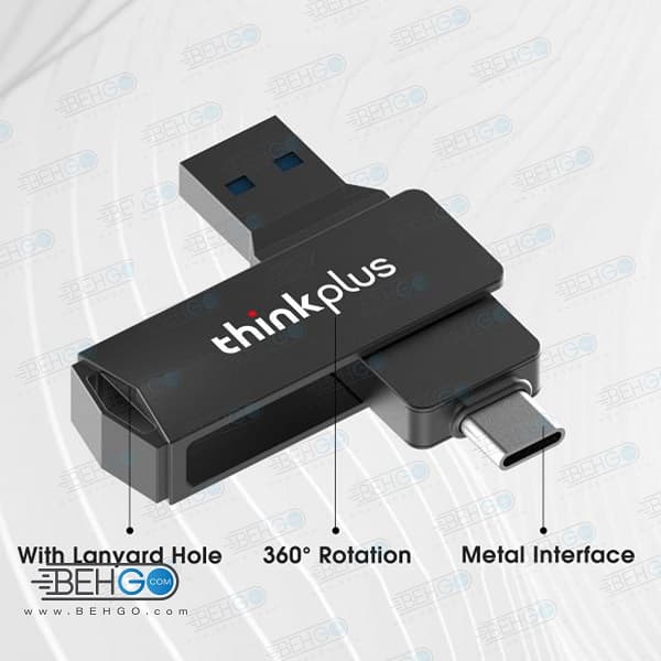 فلش 32 گیگ لنوو Lenovo Thinkplus MU254 USB C 3.1 — تصویر ۶