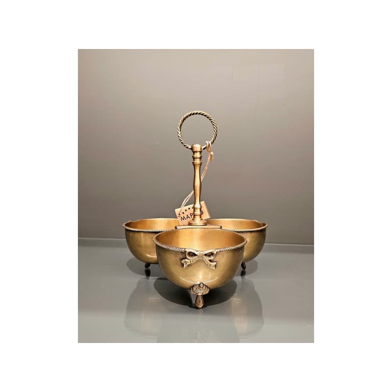 اردوخوری سه پیاله برنجی مپکو 759008 — تصویر ۲