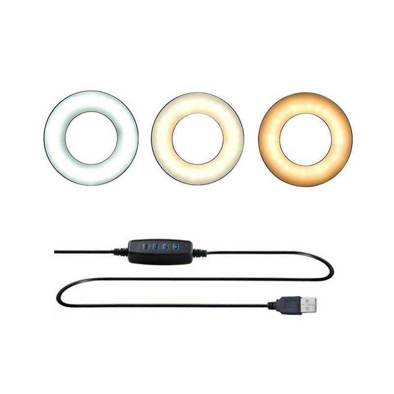 رینگ لایت با سه پایه مدل Ring Light Stream M20 — تصویر ۲