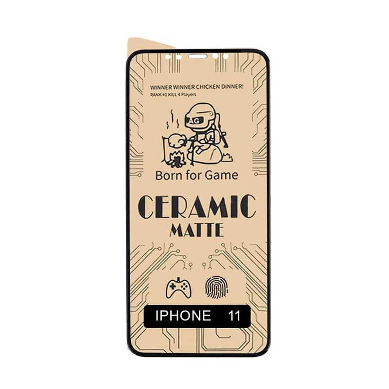 محافظ صفحه نمایش گلس سرامیکی مات برای آیفون iPhone Ceramic Matte — تصویر ۵
