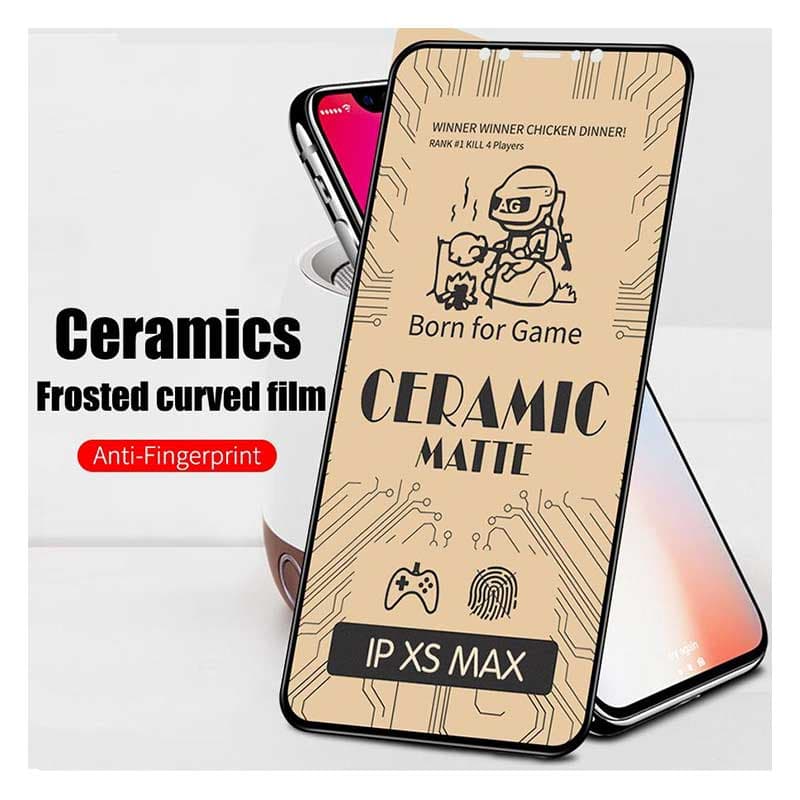 محافظ صفحه نمایش گلس سرامیکی مات برای آیفون iPhone Ceramic Matte
