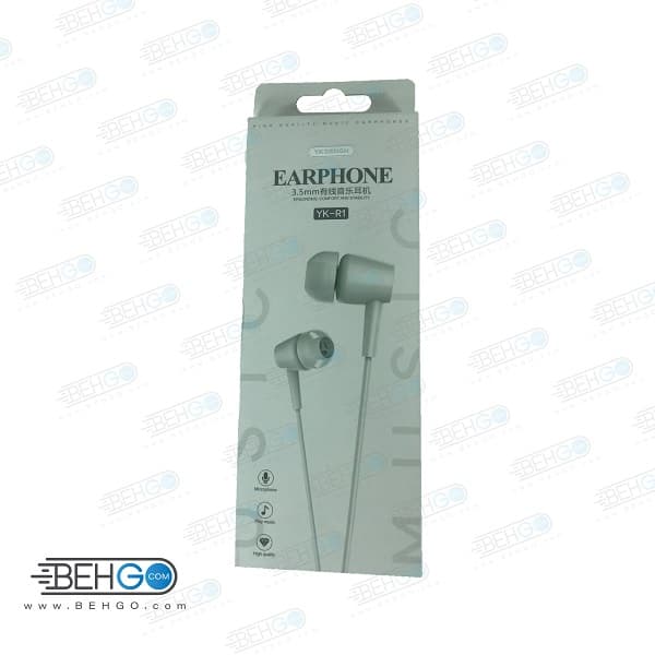 هندزفری اصلی سیمی مدل original EARPHONE YK-R1