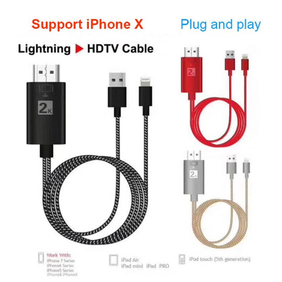 کابل تبدیل لایتنینگ به HDMI / HDTV 2K — تصویر ۲