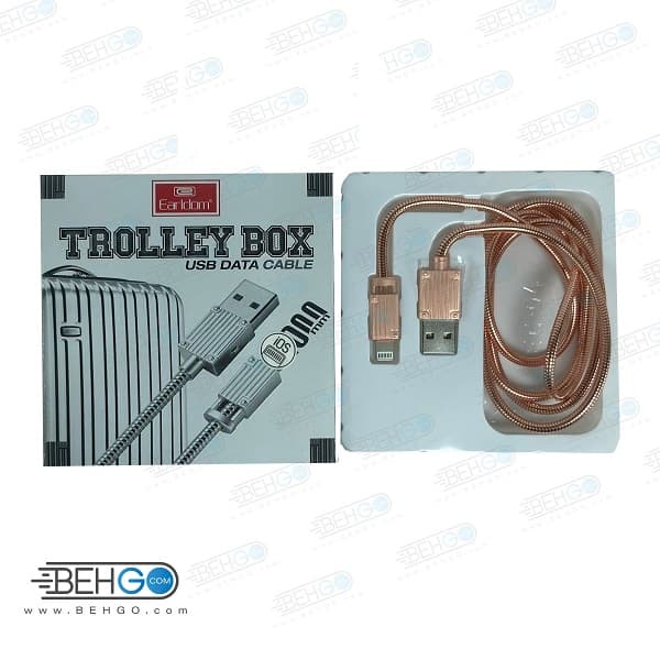 کابل فلزی لایتنینگ ارلدام Earldom Type-c Cable EC-047i 1m