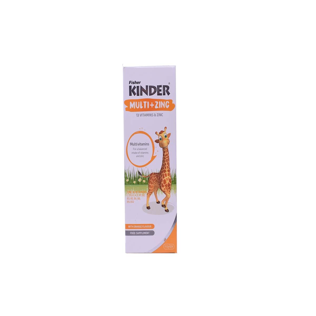 شربت مولتی ویتامین + زینک Multi+Zinc 200 میلی لیتر فیشر کیندر -kinder