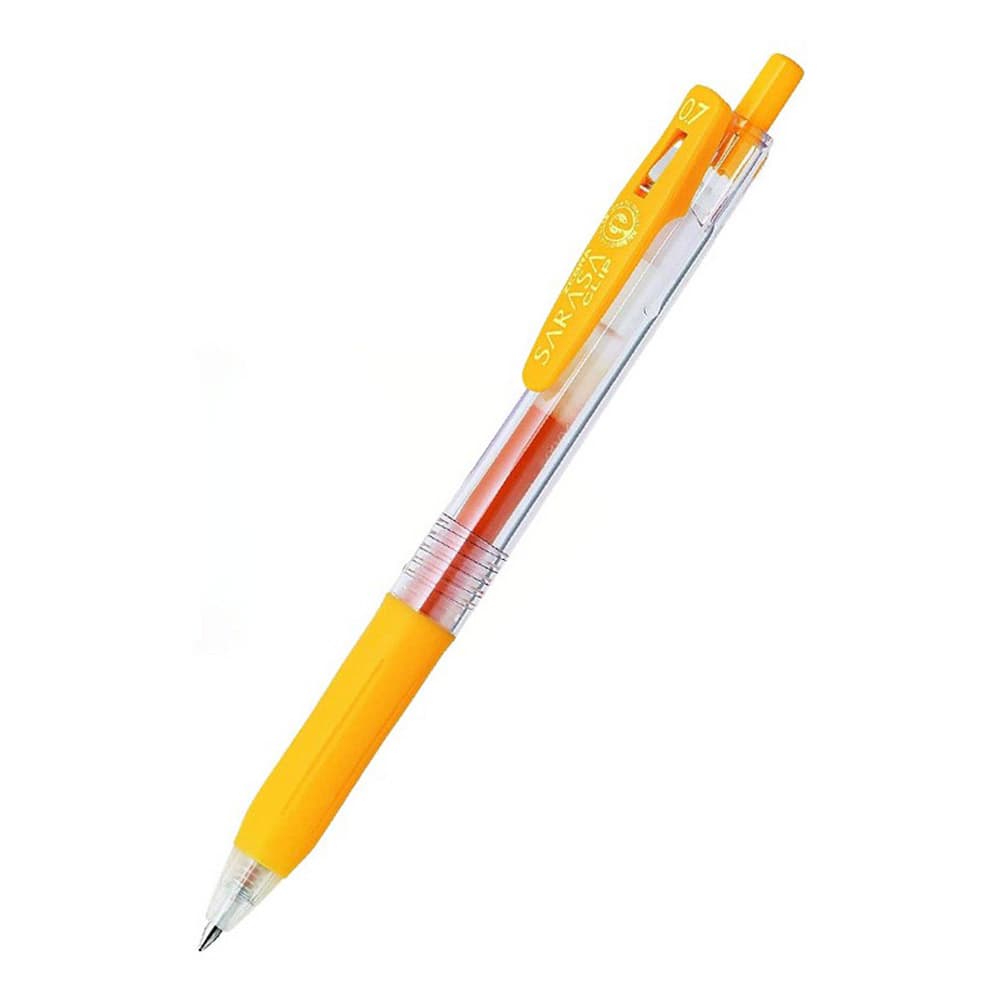 روان نویس ژلی 0.7 زرد yellow ساراسا کلیپ