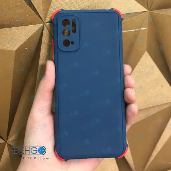 قاب گوشی شیائومی پوکو M3 Pro و ردمی نوت 10 5G کاور ژله ای دکمه رنگی با محافظ لنز دوربین Xiaomi Poco m3 pro / redmi note 10 5G — تصویر ۴