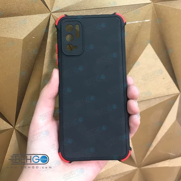 قاب گوشی شیائومی پوکو M3 Pro و ردمی نوت 10 5G کاور ژله ای دکمه رنگی با محافظ لنز دوربین Xiaomi Poco m3 pro / redmi note 10 5G — تصویر ۳