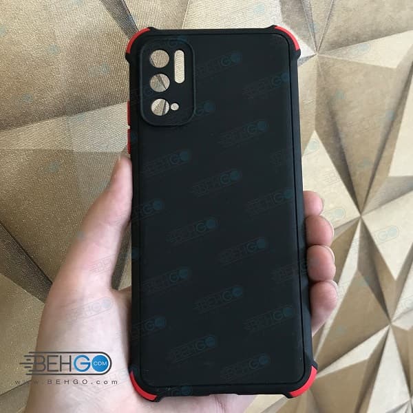 قاب گوشی شیائومی پوکو M3 Pro و ردمی نوت 10 5G کاور ژله ای دکمه رنگی با محافظ لنز دوربین Xiaomi Poco m3 pro / redmi note 10 5G — تصویر ۸