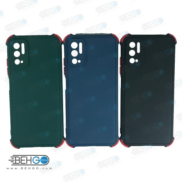 قاب گوشی شیائومی پوکو M3 Pro و ردمی نوت 10 5G کاور ژله ای دکمه رنگی با محافظ لنز دوربین Xiaomi Poco m3 pro / redmi note 10 5G — تصویر ۲