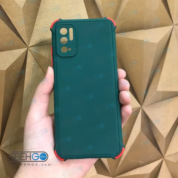 قاب گوشی شیائومی پوکو M3 Pro و ردمی نوت 10 5G کاور ژله ای دکمه رنگی با محافظ لنز دوربین Xiaomi Poco m3 pro / redmi note 10 5G — تصویر ۵