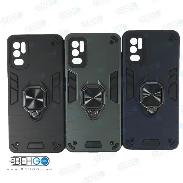 قاب گوشی شیائومی پوکو M3 Pro کاور محافظ مدل بتمن ارمور اصلی قاب Xiaomi Redmi Note 10 5G / Poco M3 Pro