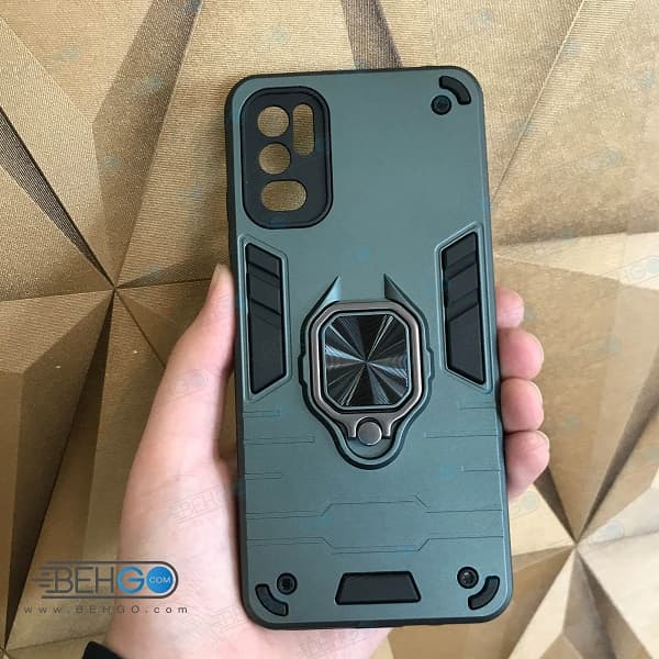 قاب گوشی شیائومی پوکو M3 Pro کاور محافظ مدل بتمن ارمور اصلی قاب Xiaomi Redmi Note 10 5G / Poco M3 Pro — تصویر ۲