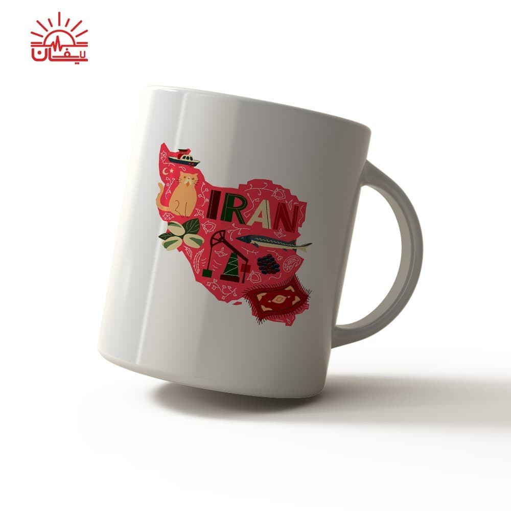 ماگ سفید ایران