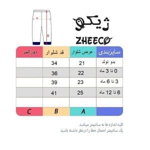 سرویس باز دخترانه ژیکو (ZHEECO) طرح خرگوش — تصویر ۸