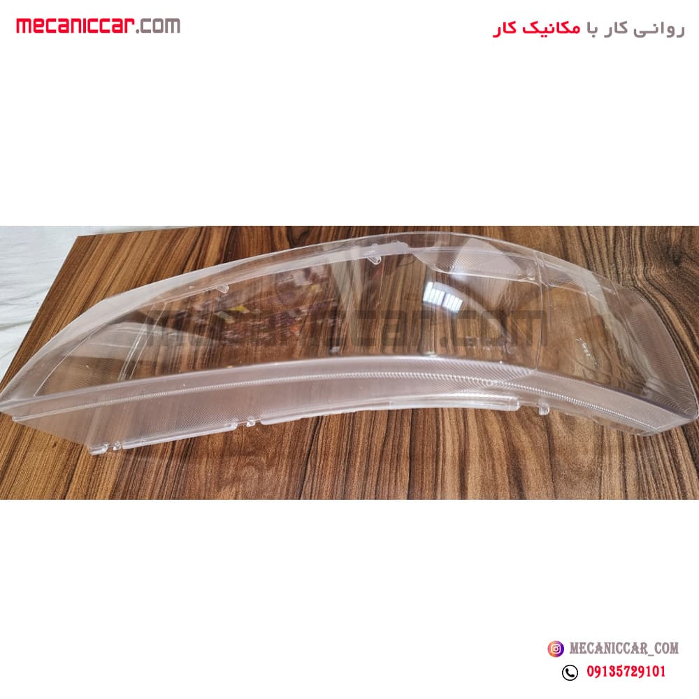 طلق چراغ جلو چپ ضد مات سمند (uv شده) — تصویر ۲