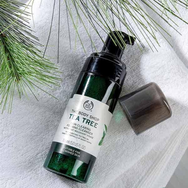 فوم شستشوی صورت بادی شاپ مدل Tea Tree مناسب پوست چرب و مختلط حجم 150میل — تصویر ۲