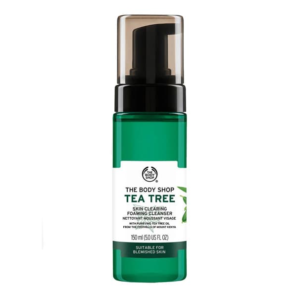 فوم شستشوی صورت بادی شاپ مدل Tea Tree مناسب پوست چرب و مختلط حجم 150میل