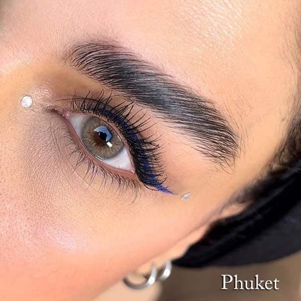 لنز چشم فصلی ایفوریا رنگ عسلی طوسی Phuket
