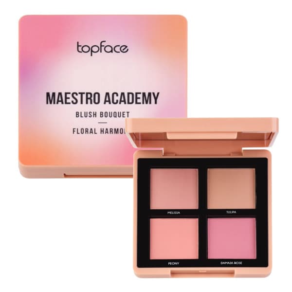 پالت رژگونه تاپ فیس مدل Maestro Academy شماره 001 — تصویر ۳