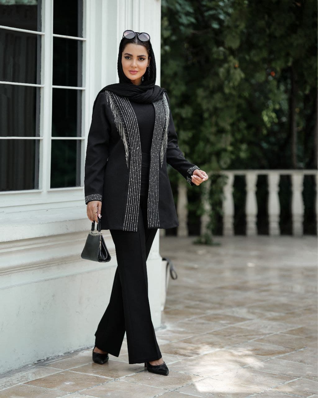 مانتو مجلسی نگینی — تصویر ۲