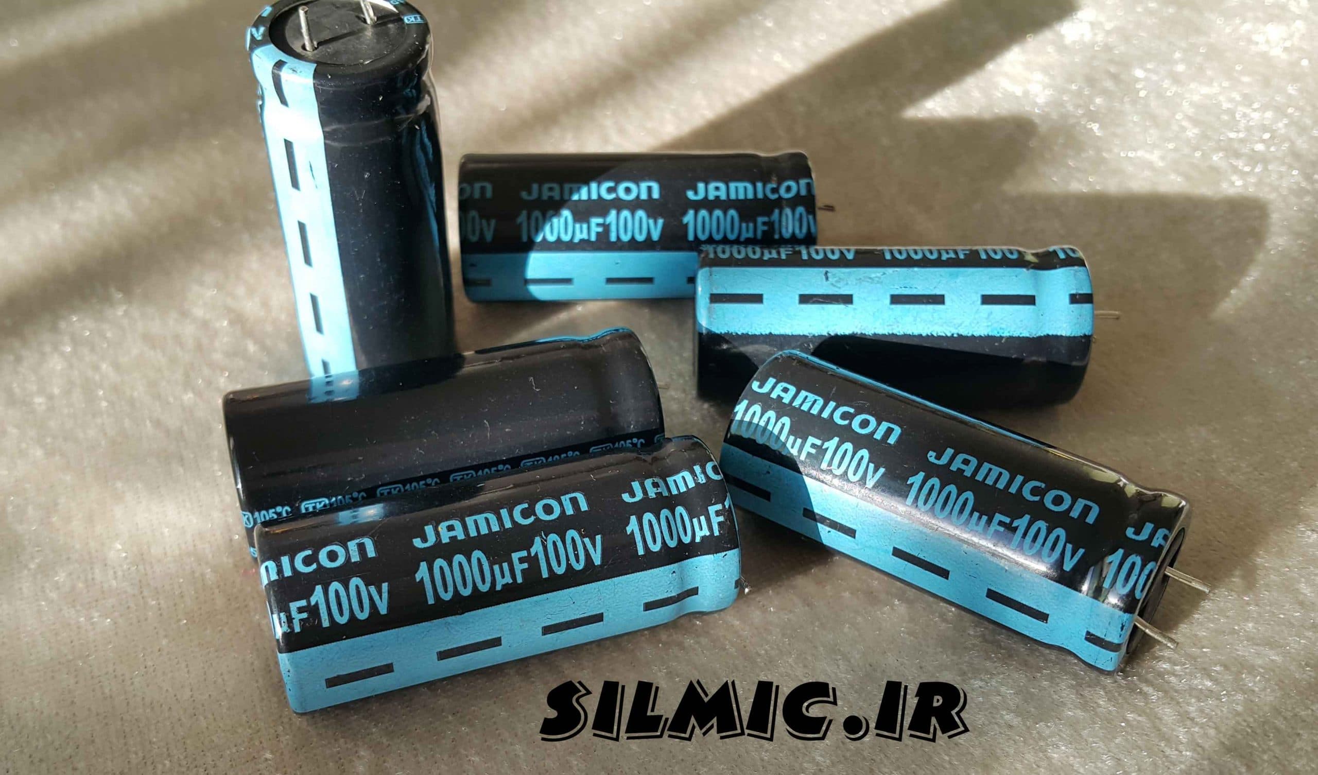 خازن الکترولیت 1000 میکرو فاراد 100 ولت jamicon مالزی سری TKبا استاندارد بالا — تصویر ۲