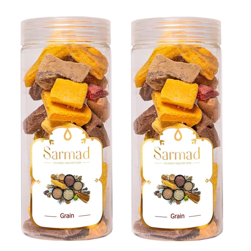 بستنی خشک میوه ای سرمد – 110 گرم بسته 2 عددی