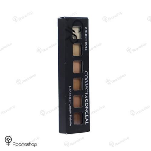 پالت کانتور کرمی گلدن رز | Golden rose concealer cream palette — تصویر ۲