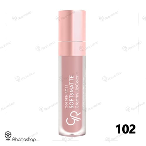 رژ لب مایع نرم و مات گلدن رز | Golden Rose soft and matte lipstick — تصویر ۳
