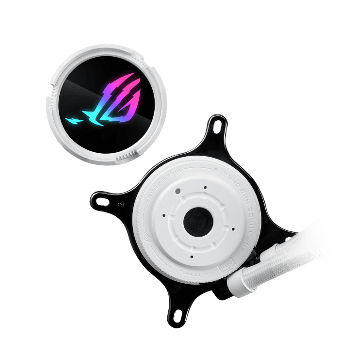 خنک کننده مایع پردازنده ایسوس مدل ROG Strix LC III 360 ARGB White — تصویر ۱۲