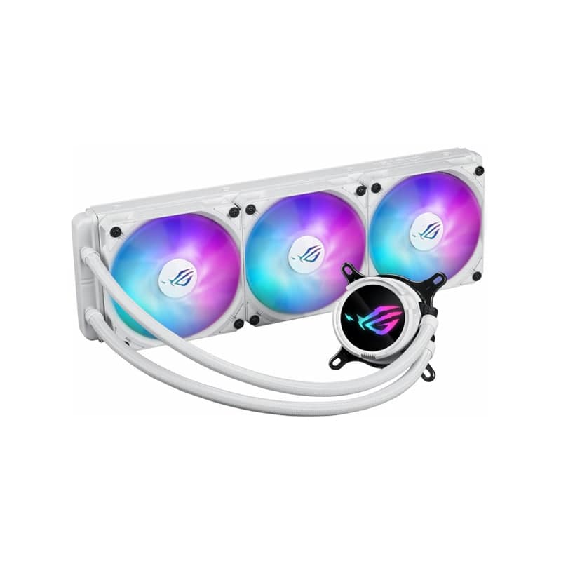 خنک کننده مایع پردازنده ایسوس مدل ROG Strix LC III 360 ARGB White