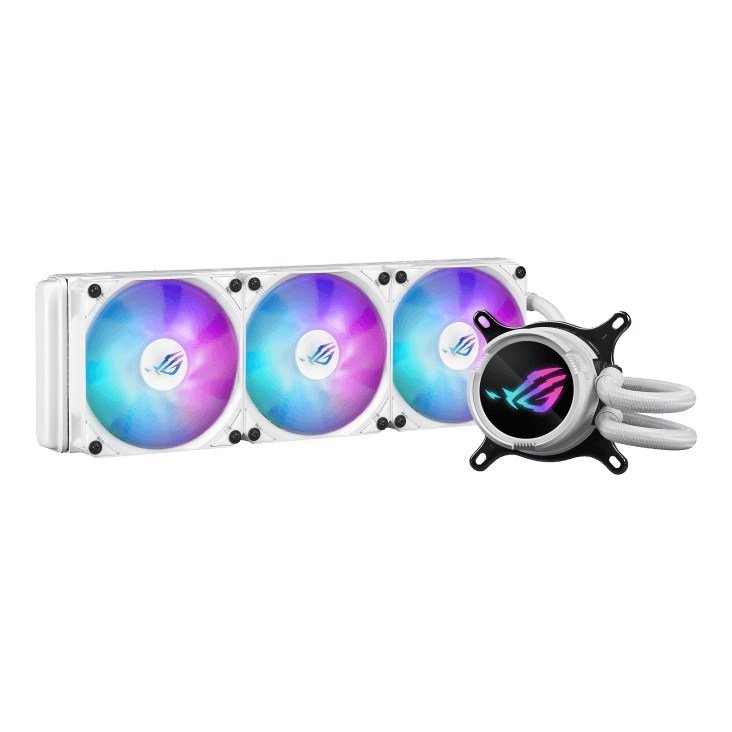 خنک کننده مایع پردازنده ایسوس مدل ROG Strix LC III 360 ARGB White — تصویر ۷