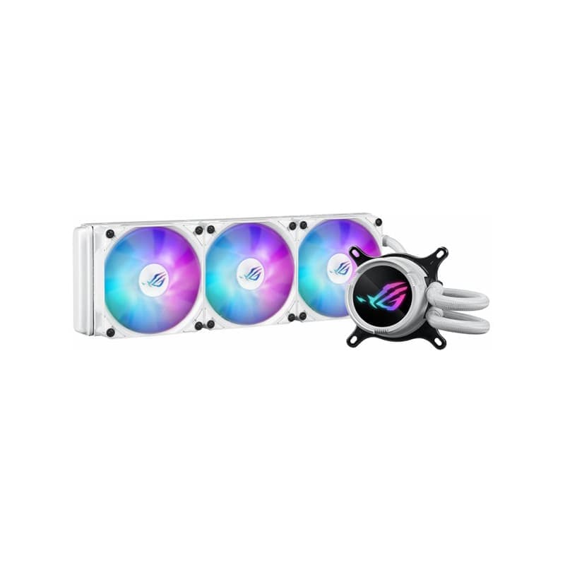 خنک کننده مایع پردازنده ایسوس مدل ROG Strix LC III 360 ARGB White — تصویر ۳