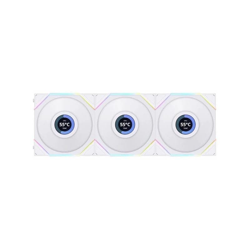فن کیس لیان لی مدل UNI FAN TL LCD 120 White