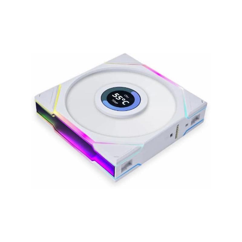 فن کیس لیان لی مدل UNI FAN TL LCD 120 White — تصویر ۵