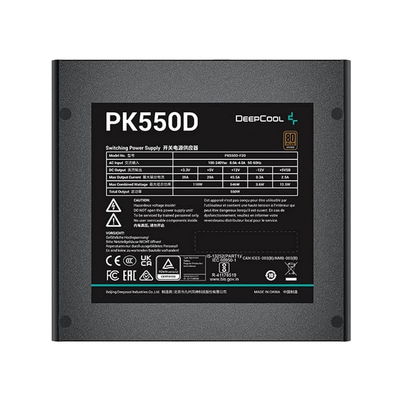 پاور دیپ کول مدل PK550 Bronze — تصویر ۶