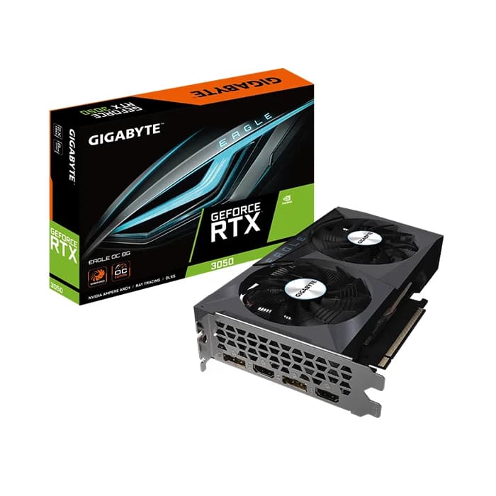کارت گرافیک گیگابایت GeForce RTX 3050 EAGLE 2X 8G OC