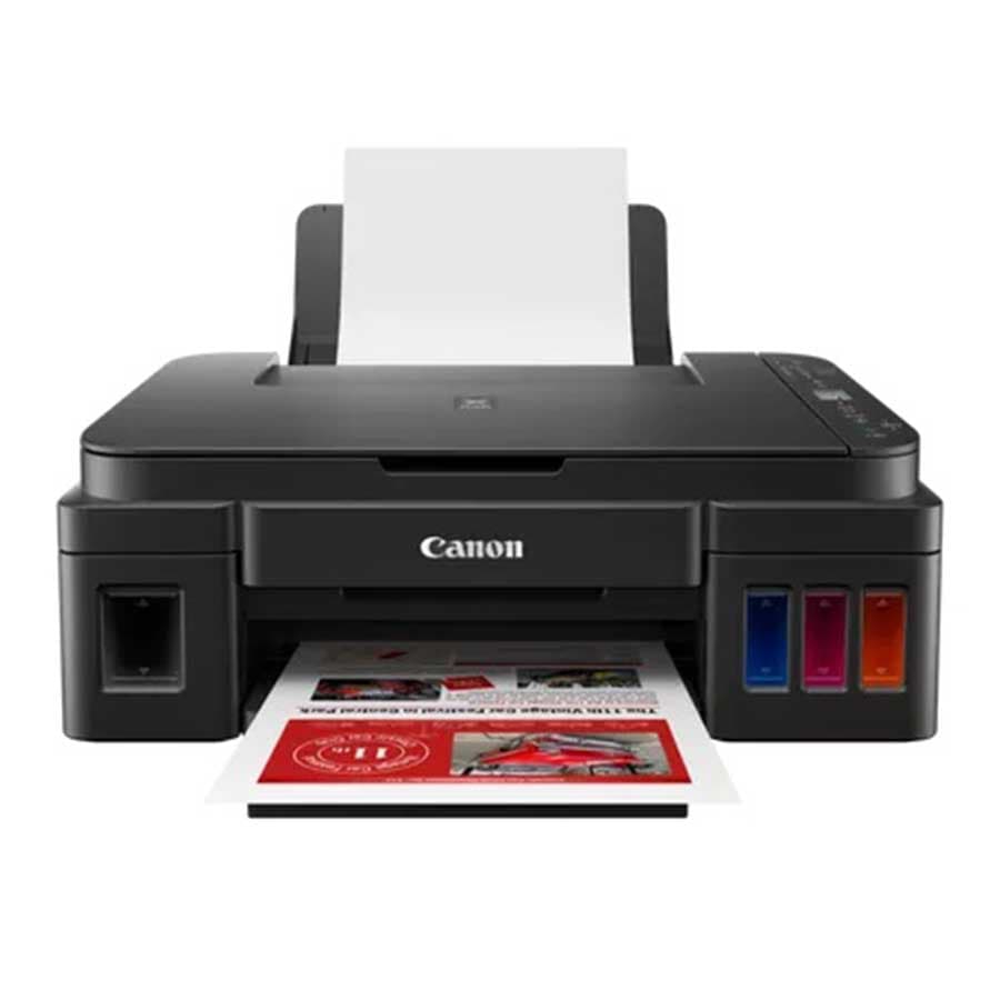 پرینتر رنگی چند کاره جوهرافشان کانن مدل PIXMA G3410 — تصویر ۳