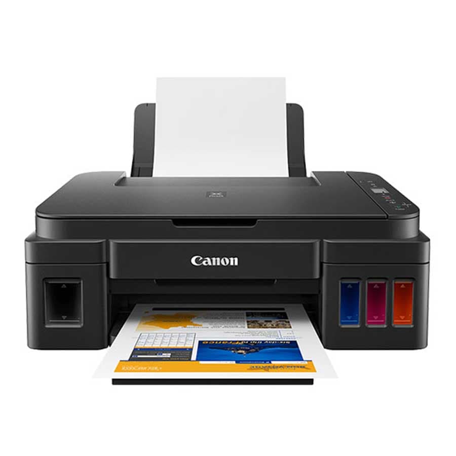 پرینتر رنگی چند کاره جوهرافشان کانن مدل PIXMA G2410 — تصویر ۳