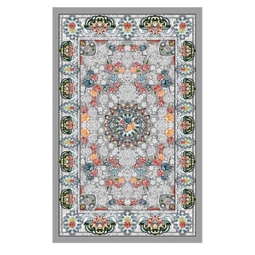 فرش ماشینی چاپی | فرشینه مخمل مخصوص راهرو و کناره کد R181 (پس کرایه)