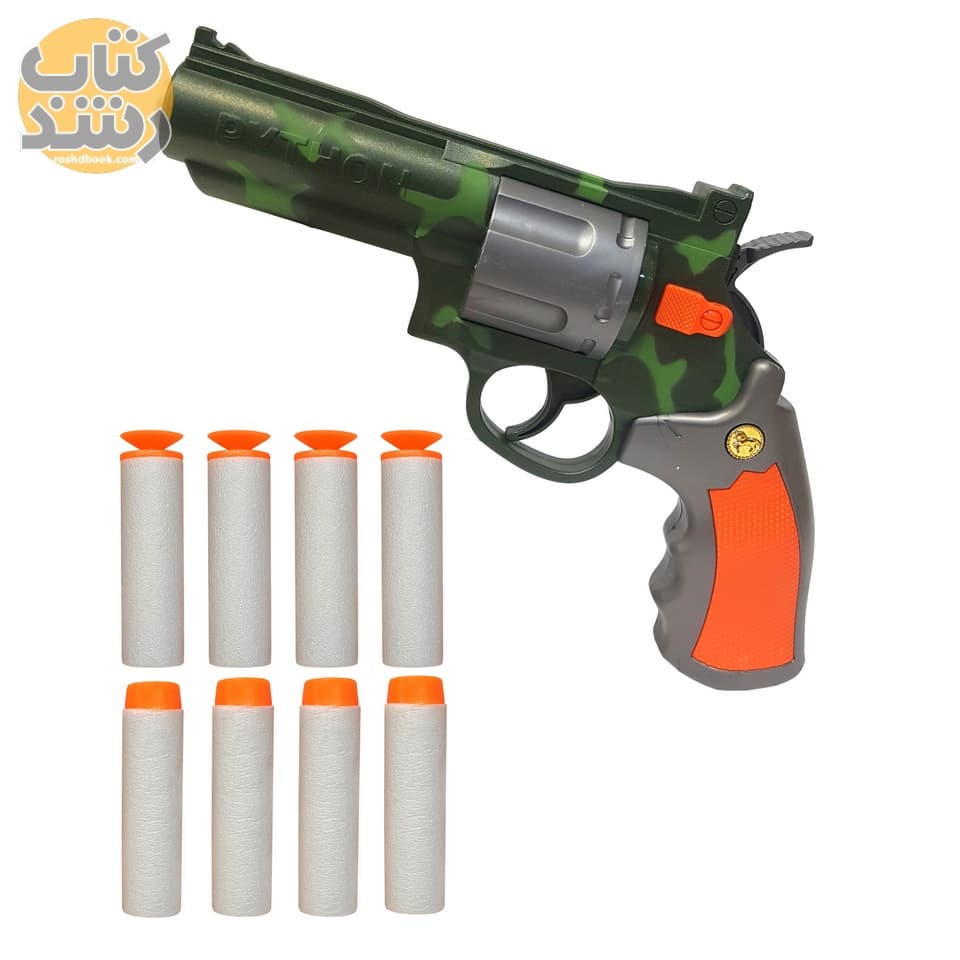 اسباب بازی هفت تیر DESERT EAGLE تیر اسفنجی