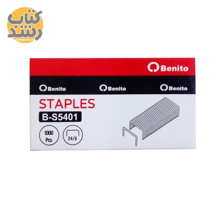 سوزن منگنه استاپلس STAPLES بنیتو شماره 24/6